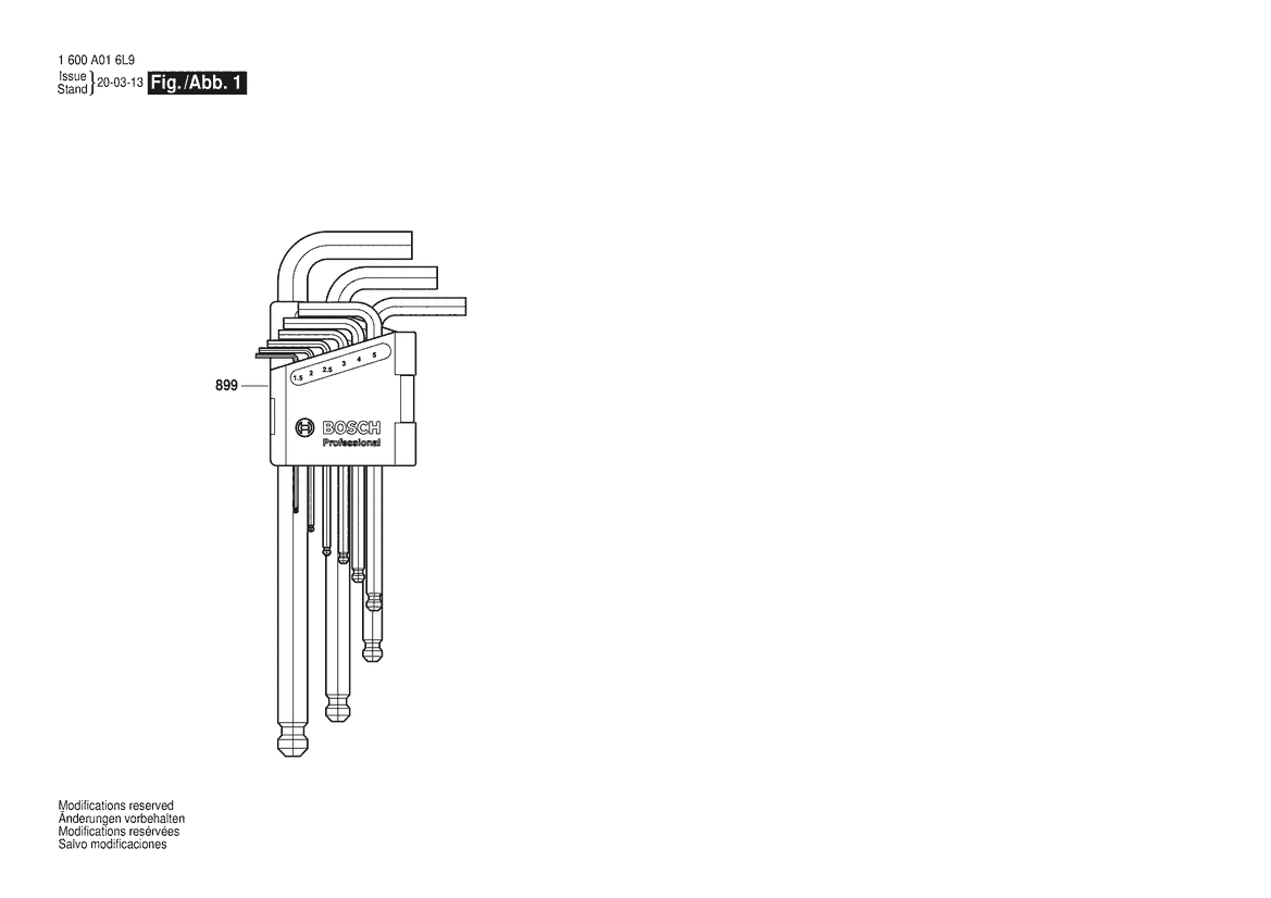 CHEIE STIFT PRO Key Hex SET 9p