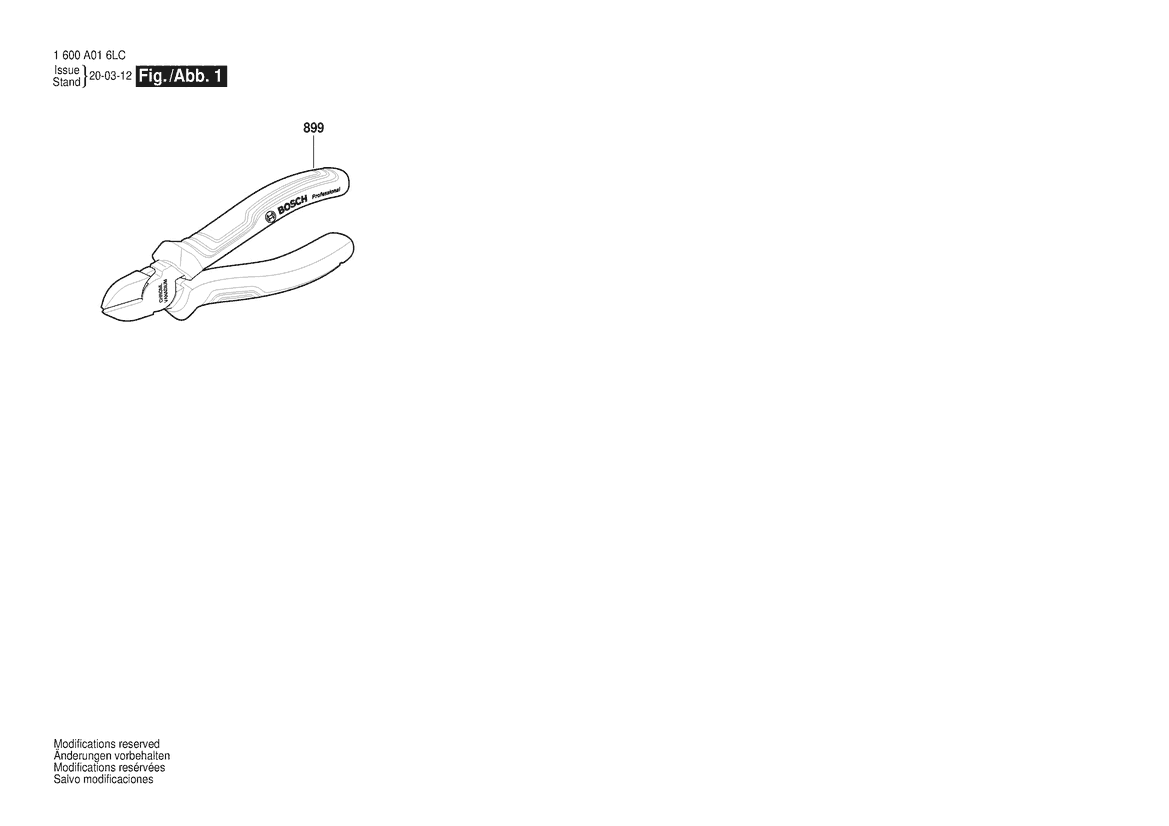 CLESTI CU TAIERE L Side Cutter 160mm