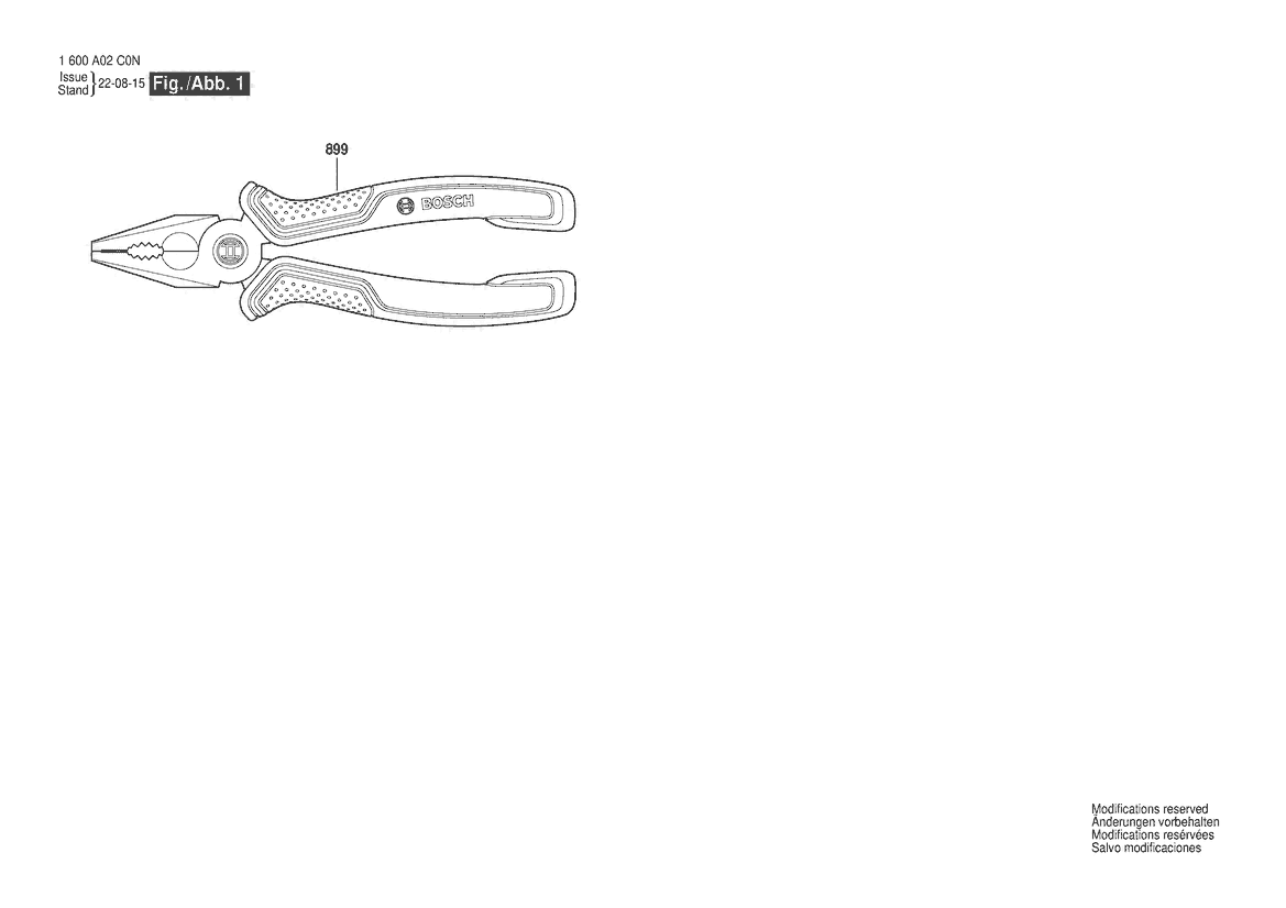 CLESTE Combination Pliers 1 EU