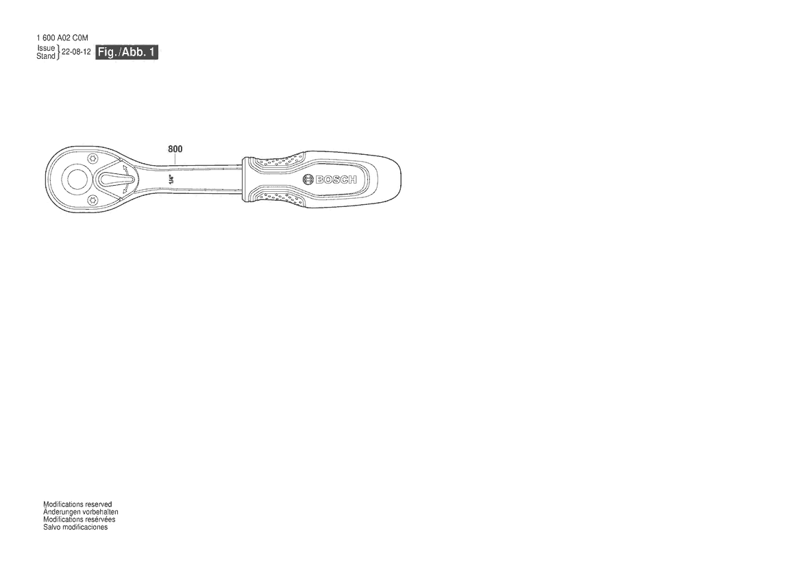 CLICHET 1/2" Ratchet EU