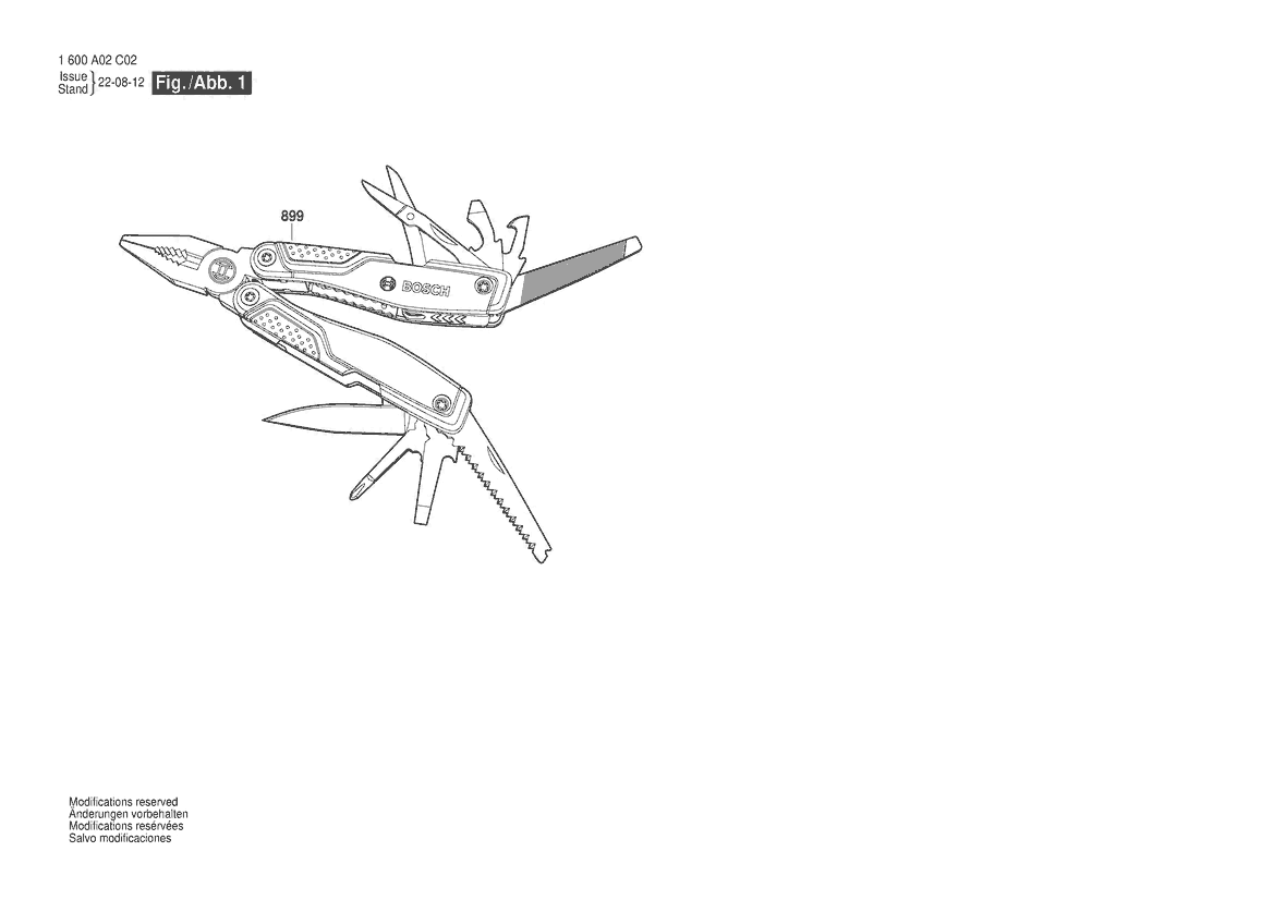 UNEALTA DE MANA 16-in-1 Multitool EU