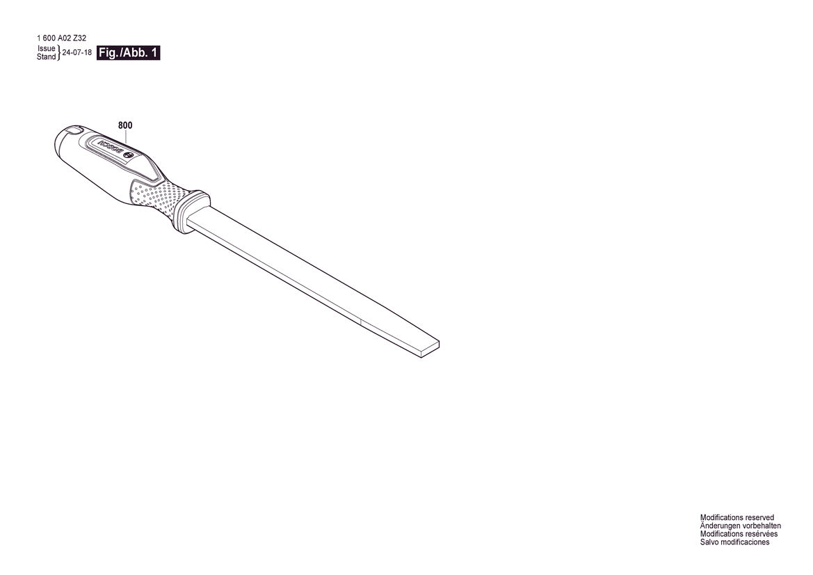 RASPEL DE LEMN 8" (200mm) Flat wood UNI