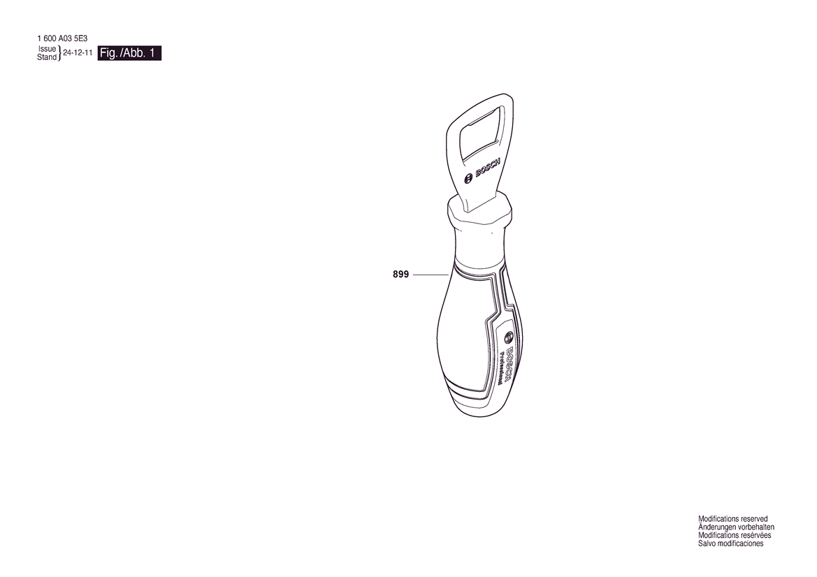 TIRBUSON Bottle Opener yellow / red BR 220V