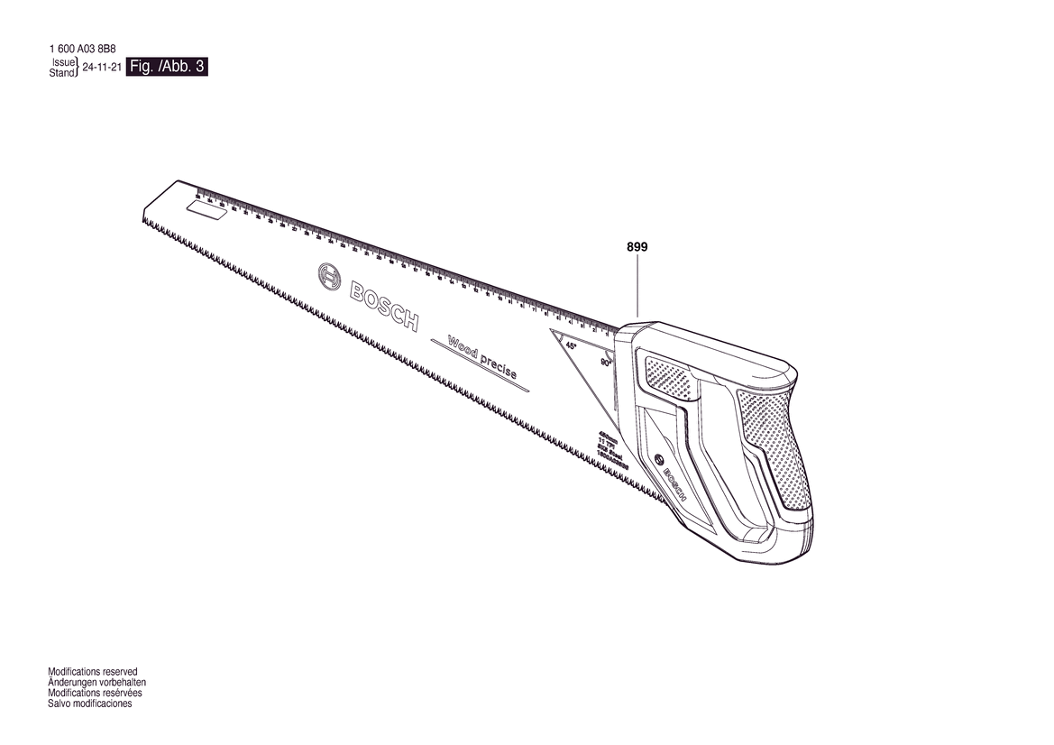 FERASTRAU COADA-DE-VULPE Handsaw 500mm UNI