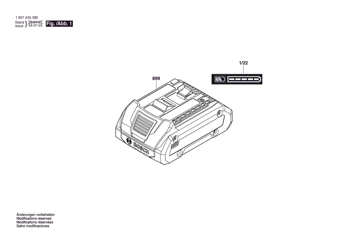 PACHET DE BATERII GBA 18V 4.0Ah M-C 18 V