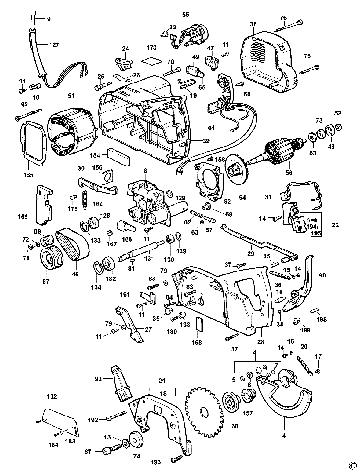 1707E   CROSSCUT, MITRE SAW  Type 1