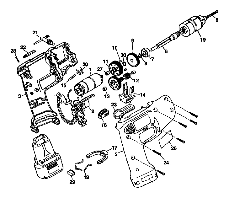 1963   CORDLESS DRILL  Type 1