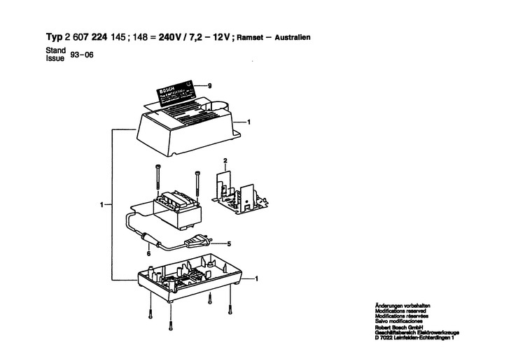 INCARCATOR  (2607224145)   / 12 V /AUS