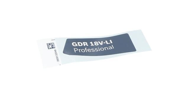 PLACUTA CU EMBLEMA FIRMEI GDR 18V-LI