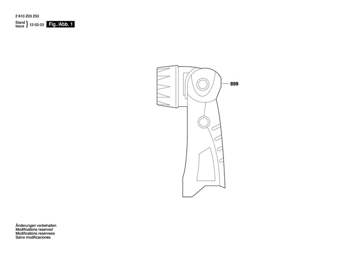 LANTERNA  (2610Z03253)   / 12 V /EU
