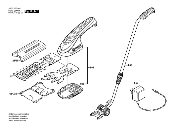 FOARFECE TAIAT IARBA ACU  (3600H33002)  ISIO / 3.6 V /EU