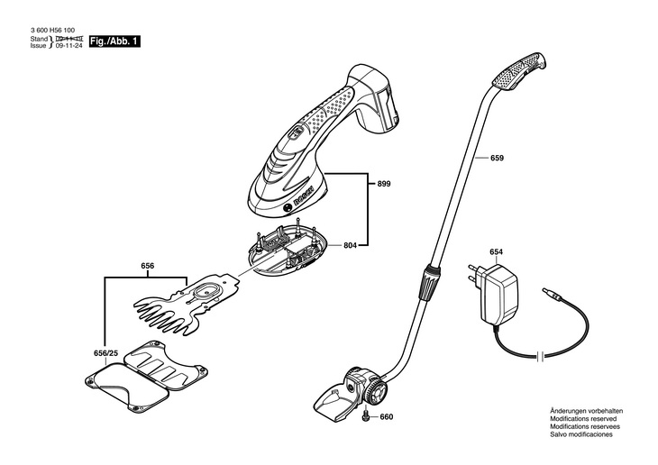 FOARFECE TAIAT IARBA ACU  (3600H56100)  AGS 10.8 LI / 10.8 V /EU