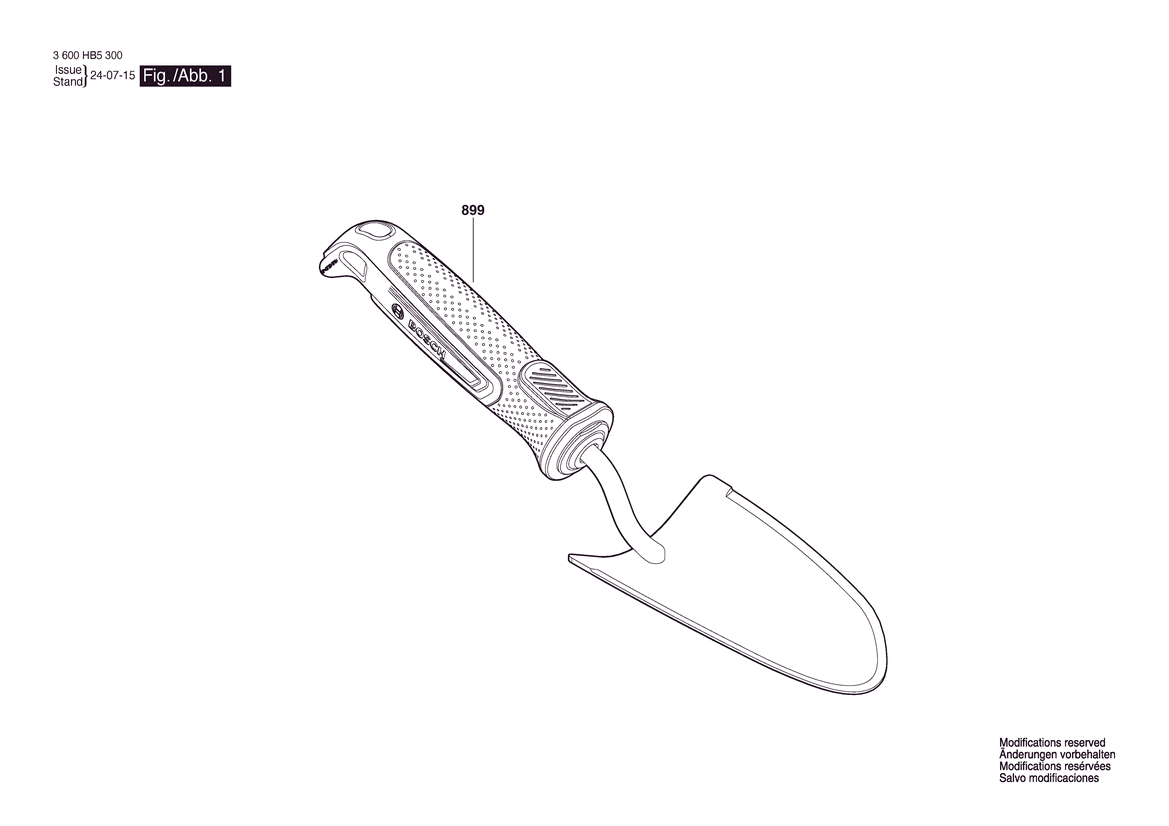 UNEALTA DE MANA Trowel L UNI