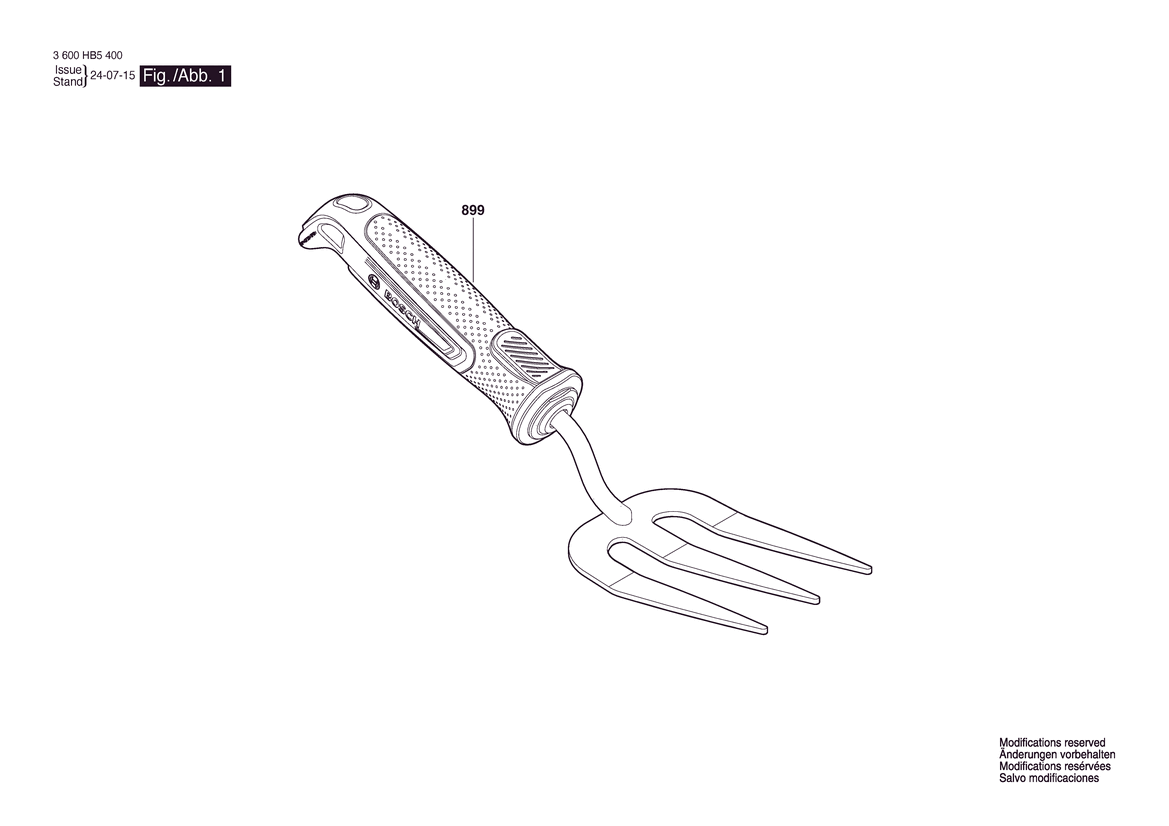 UNEALTA DE MANA -Hand Fork S UNI