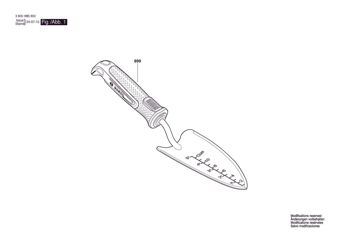 UNEALTA DE MANA Planting Trowel S UNI