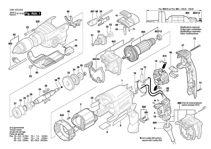 MASINA DE GAURIT PERCUTIE  (3601A7C610)  HD 192D / 120 V /USA
