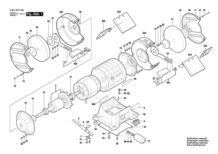 SUPORT DE SLEFUIT  (3601B7A1K0)  GBG 8 / 230 V /ASI
