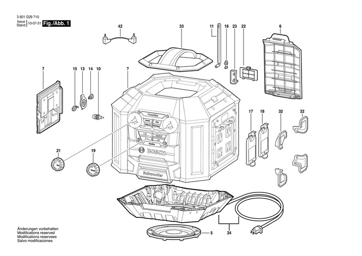 CUTIE RADIO  (3601D29710)  PB360S / 120 V /USA