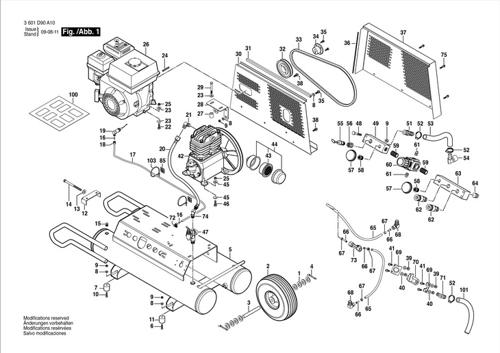 .  (3601D90A10)  CGT865W / 120 V /USA