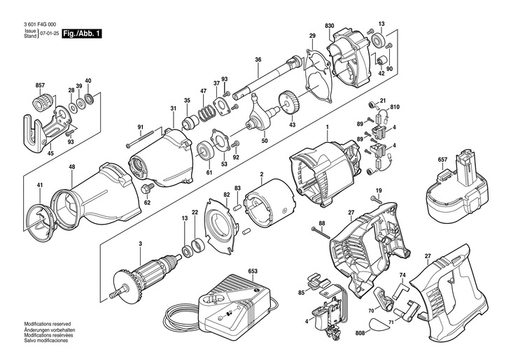 FERASTRAU (SABIE ACUM)  3 601 F4G 000  GSA 18 VE / 18 V /EU