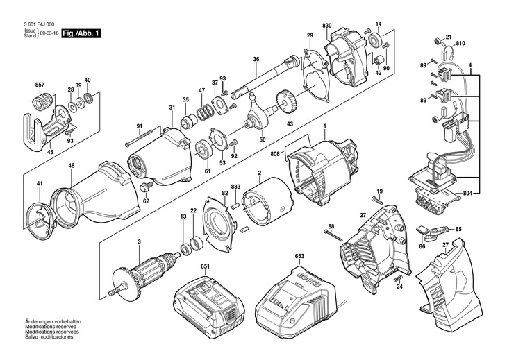 FERASTRAU (SABIE ACUM)  3 601 F4J 000  GSA 18 VLI / 18 V /EU