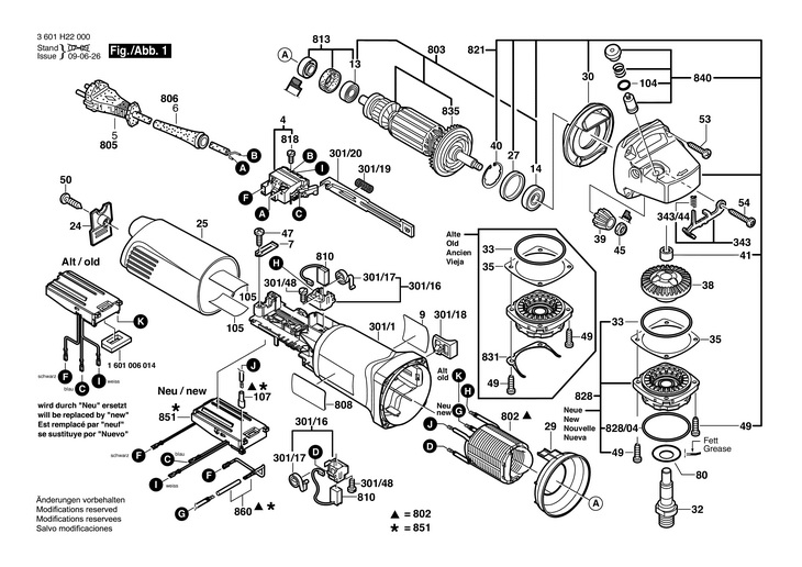 POLIZOR UNGHIULAR  (3601H22000)  GWS 11125 CI / 230 V /EU