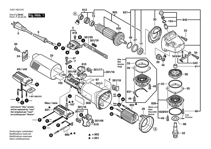 POLIZOR UNGHIULAR  (3601H23010)  1803 EVS / 120 V /USA