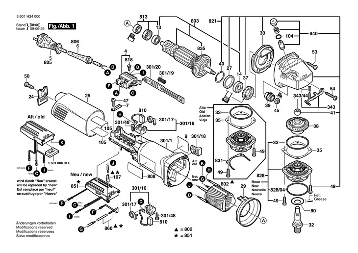 POLIZOR UNGHIULAR  (3601H24000)  GWS 14125 CI / 230 V /EU