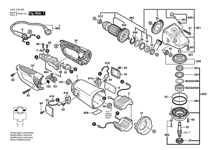 POLIZOR UNGHIULAR  (3601H56300)  GWS 26230 B / 230 V /EU