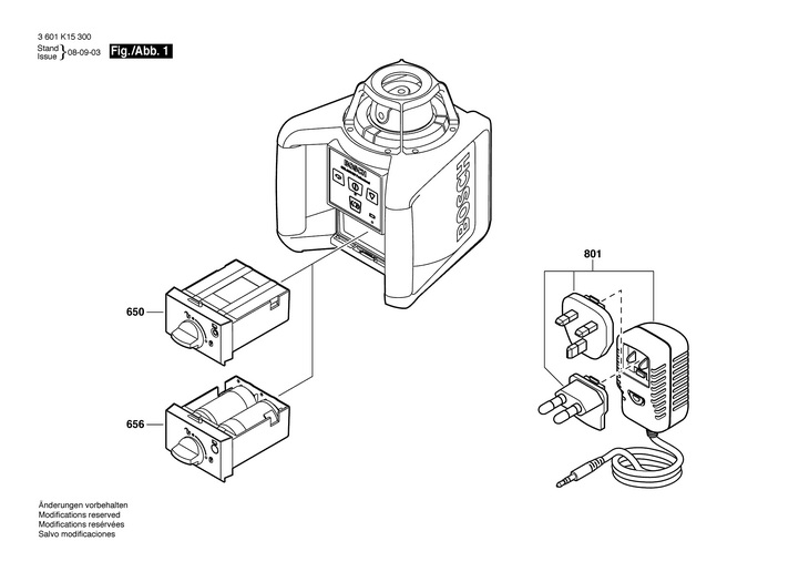NIVELA CU LASER  (3601K15300)  GRL 150 HV / 0 V /EU