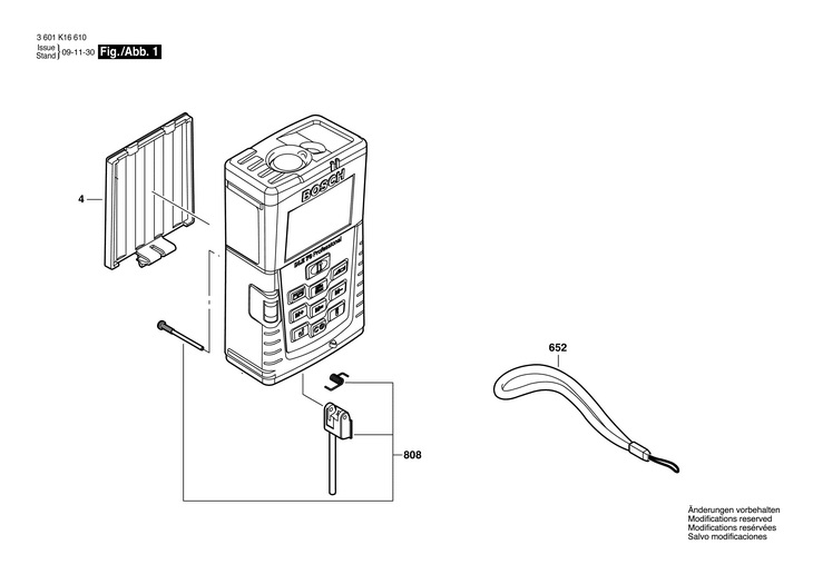 TELEMETRU  (3601K16610)  GLR225 / 0 V /USA