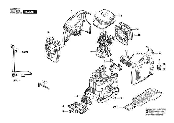 NIVELA CU LASER  (3601K61210)  GRL 160DHV / 0 V /USA