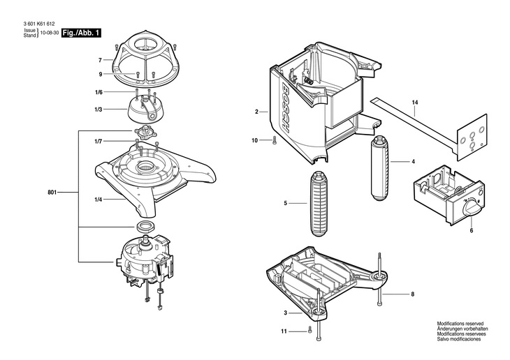 NIVELA CU LASER  (3601K61612)  GRL 250 HV / 0 V /USA