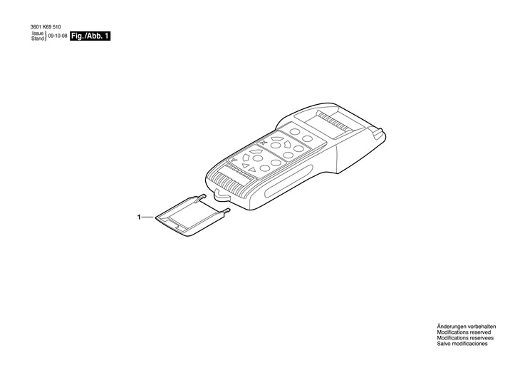 .  (3601K69510)  RCR1 / 0 V /USA