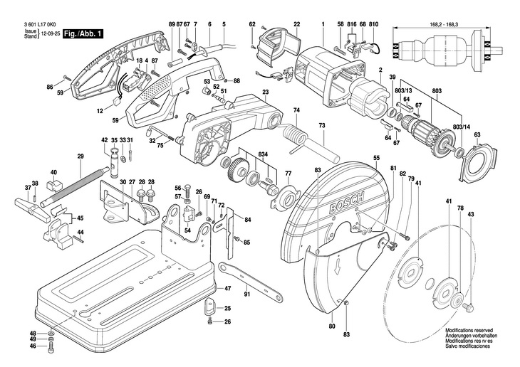 MASINA DE DEBITAT CU DISC  (3601L170K0)  GCO 2000 / 230 V /ASI