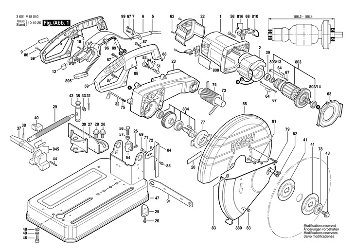 MASINA DE DEBITAT CU DISC  (3601M18040)  GCO 2400 J / 240 V /AUS