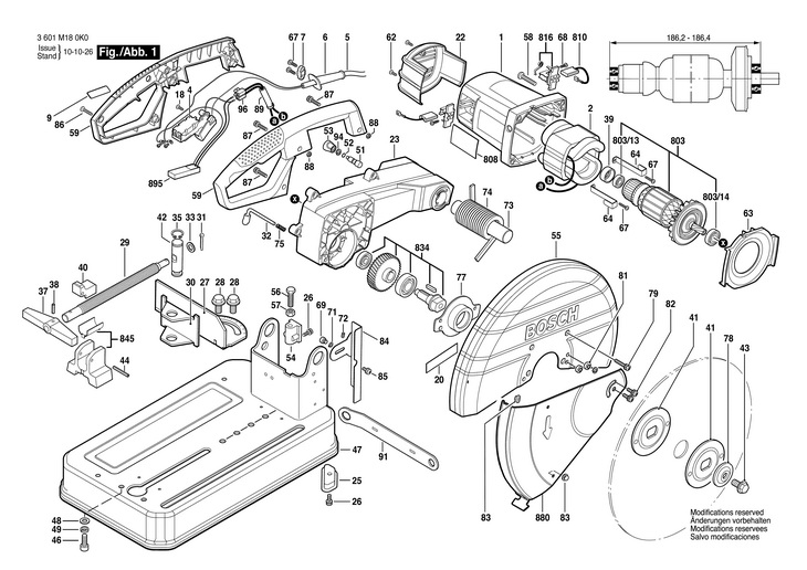 MASINA DE DEBITAT CU DISC  (3601M180K0)  GCO 2400 J / 230 V /ASI