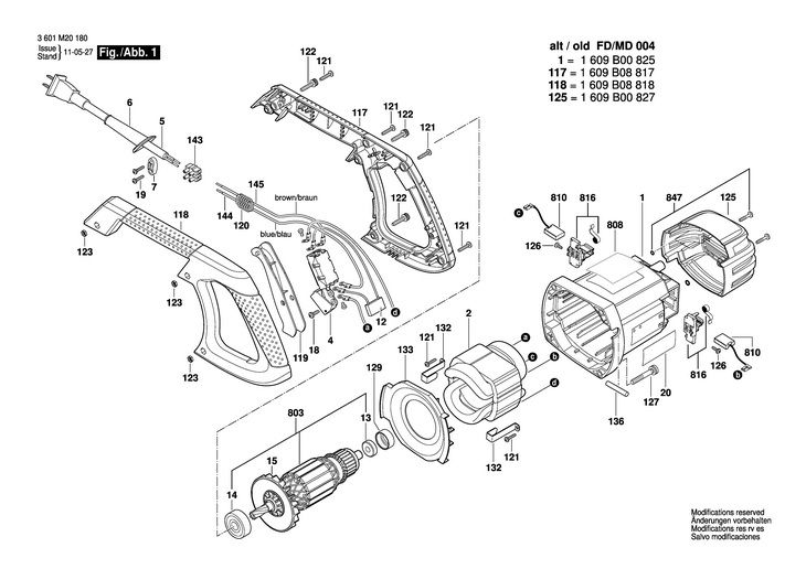 FERASTRAU STATIONAR  (3601M20180)  GCM 10M / 220 V /CN