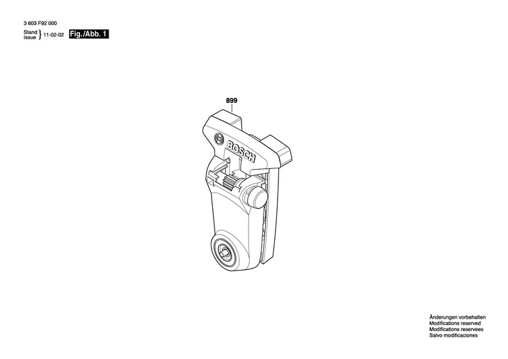 MONTAJ  (3603F92000)  MM1 Bare / 0 V /
