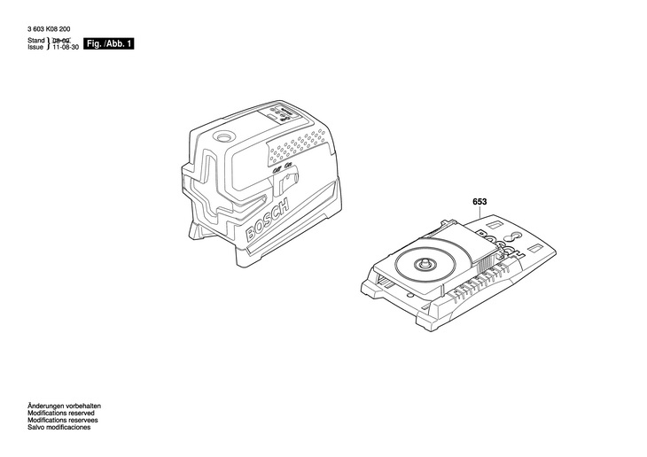 NIVELA CU LASER  (3603K08200)  PCL 20 / 0 V /EU