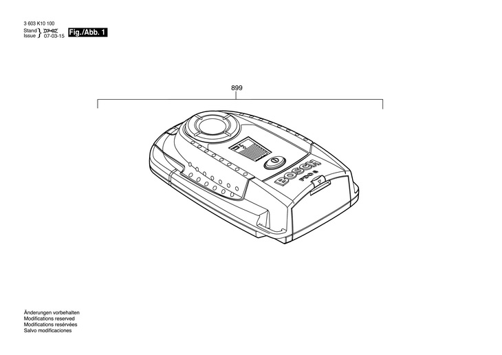 DETECTOR UNIVERSAL  (3603K10100)  PDO 6 / 0 V /EU