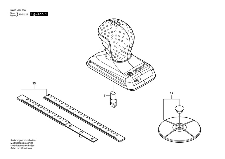 .  (3603M04200)  PTC 1 / 230 V /EU