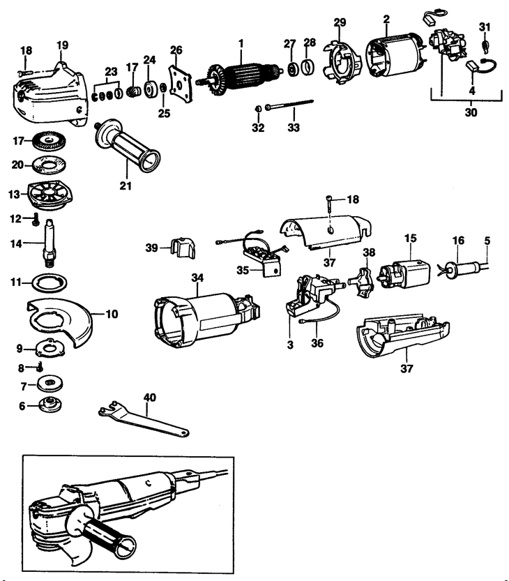 5512   ANGLE GRINDER  Type 1