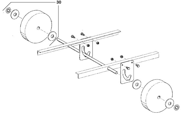 WHEEL SET BW 500 - 0910050893 10 - -