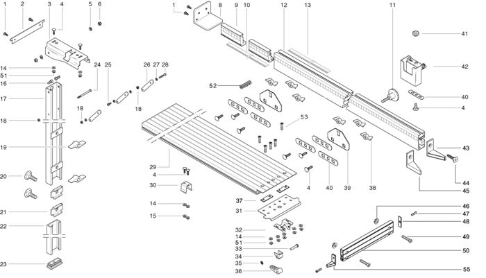 Table REAR EXTENSION SECANTA mit L�NGENA - 0910053213 11 - -