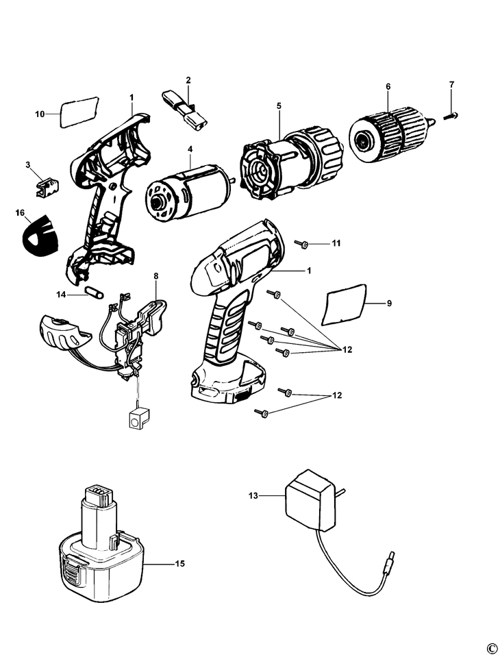 AST14XC  CORDLESS DRILL  Type 1