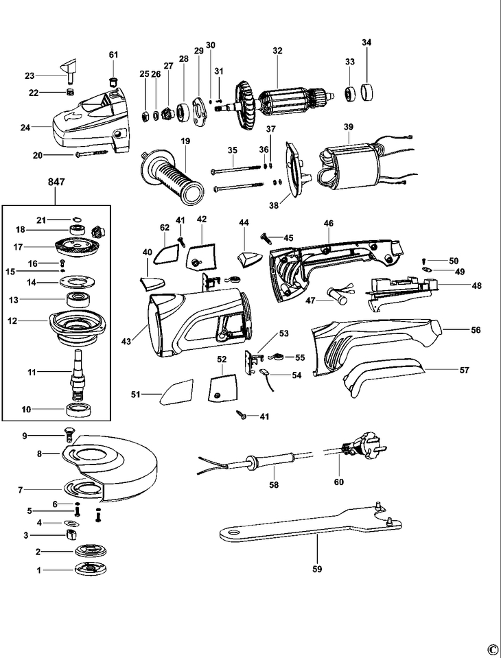 AST20XC  ANGLE GRINDER  Type 1