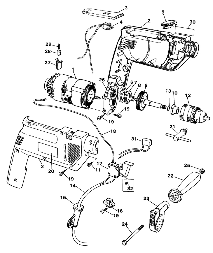 BD152   HAMMER DRILL  Type 1