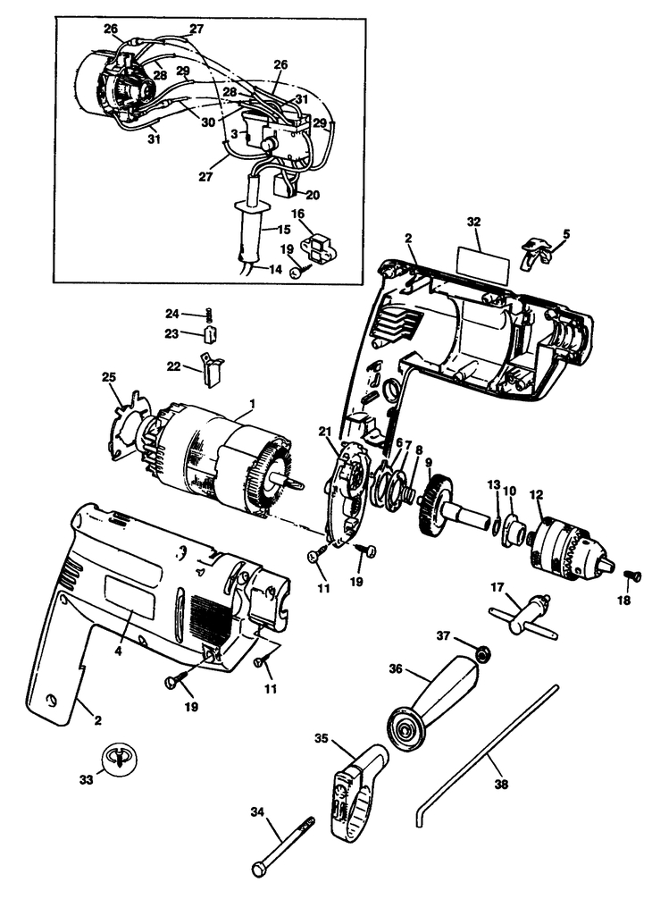 BD164R   HAMMER DRILL  Type 1