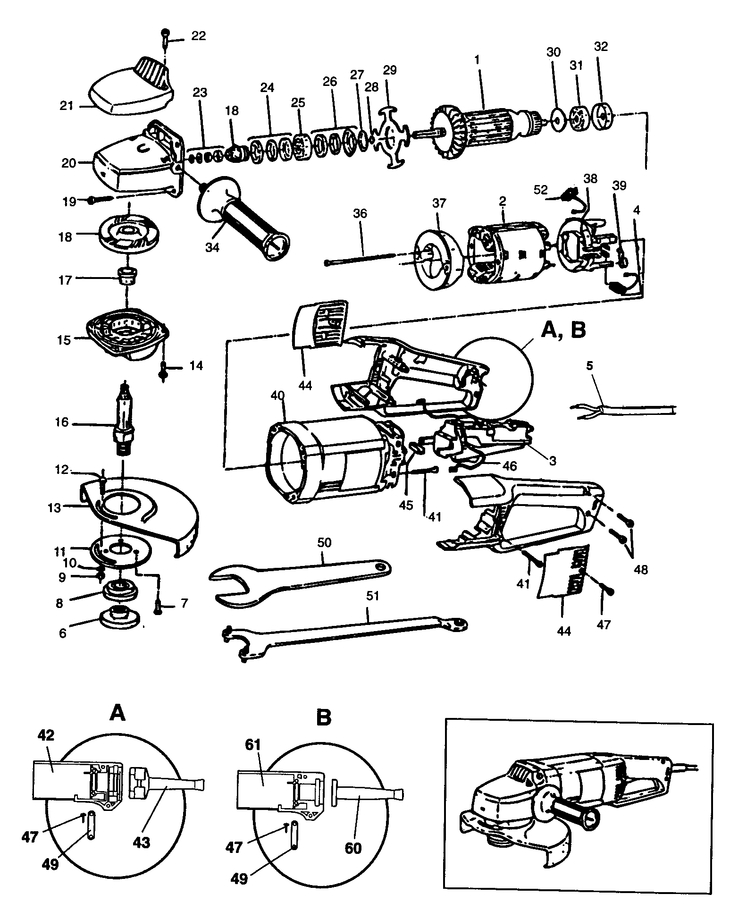 BD2023   ANGLE GRINDER  Type 1